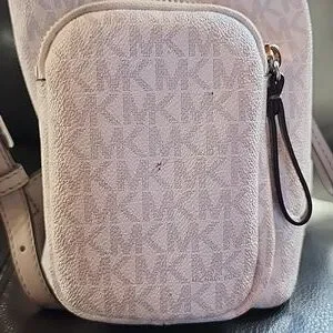 MICHAEL KORS BACKPACK with a couple unnoticeable but NOTED & photographed marks. MICHAEL Michael Kors | Bags | Michael Kors Backpack With A  main image 2